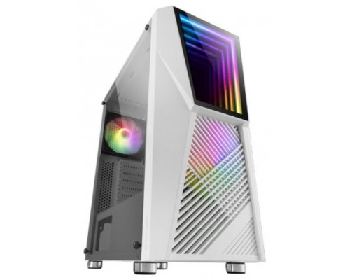 CAJA ATX SEMITORRE GAMING MARS GAMING MC777 WHITE