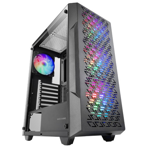 CAJA ATX MARS GAMING MCGEO FRONTAL NEGRO DE MALLA-SX12 CAJA ATX MARS GAMING MCGEO FRONTAL NEGRO DE MALLA