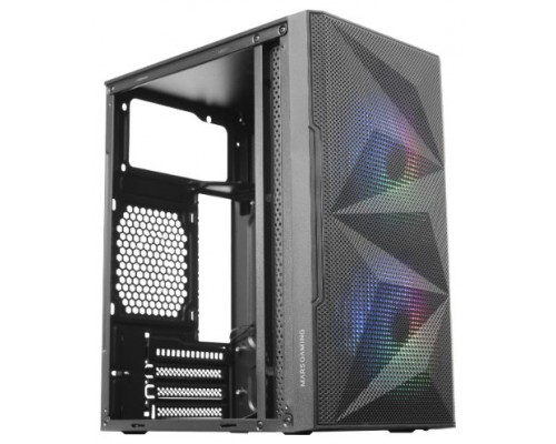 CAJA MICROATX GAMING MARS GAMING MC-ME BLACK FRONTAL