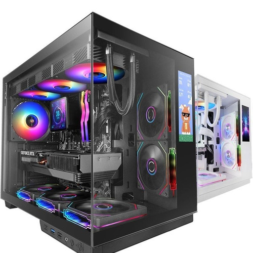 CAJA ATX CUBE MARS GAMING MCMIRAGE NEGRO CRISTAL-SX23 CAJA ATX CUBE MARS GAMING MCMIRAGE NEGRO CRISTAL