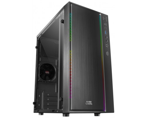 CAJA MICROATX GAMING MARS GAMING MCM BLACK FRONTAL