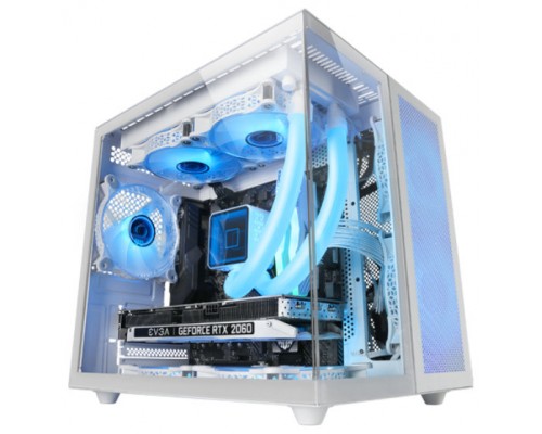 CAJA MINITORRE MICROATX MCNOVAM BLANCO MARS GAMING (Espera 4 dias)