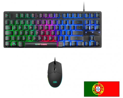 Mars Gaming MCPTKLPT teclado USB Portugués Negro (Espera 4 dias)