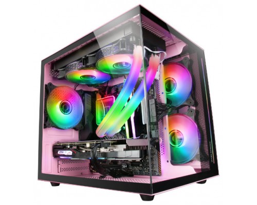 CAJA MICROATX MCVIEW ROSA MARS GAMING (Espera 4 dias)