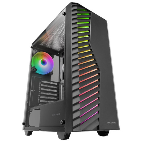 CAJA ATX MARS GAMING MCVOLT VENTANA CRISTAL TEMPLADO