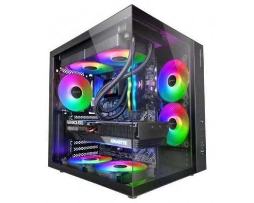 CAJA SEMITORRE ATX MCV-ONE FRGB NEGRO MARS GAMING (Espera 4 dias)