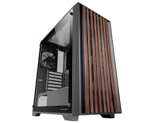 CAJA ATX SEMITORRE MARS GAMING MCWOODC FRONTAL MADERA