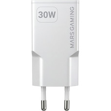 CARGADOR USB PARED USB-C + USB-A GaN 30W BLANCO MARS GAMING (Espera 4 dias)-SX3 CARGADOR USB PARED USB-C + USB-A GaN 30W BLANCO MARS GAMING (Espera 4 dias)