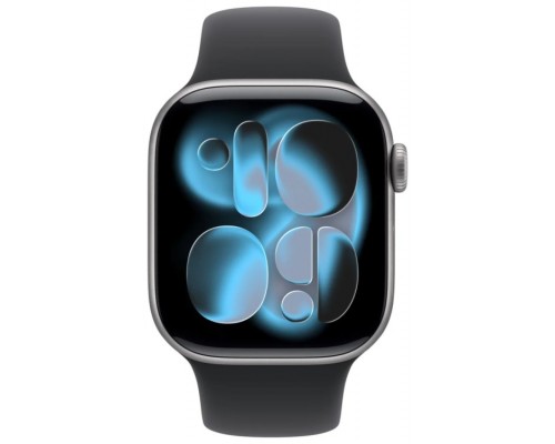 APPLE WATCH SERIES 11 CAJA GRIS ESPACIAL GPS 42mm CORREA NEGRA M/L (Espera 4 dias)