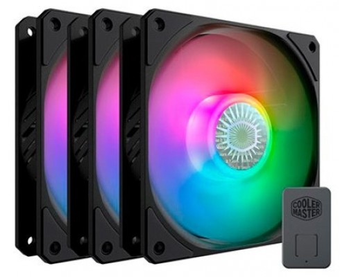 Cooler Master SickleFlow 120 ARGB Carcasa del ordenador Ventilador 12 cm Negro 3 pieza(s) (Espera 4 dias)