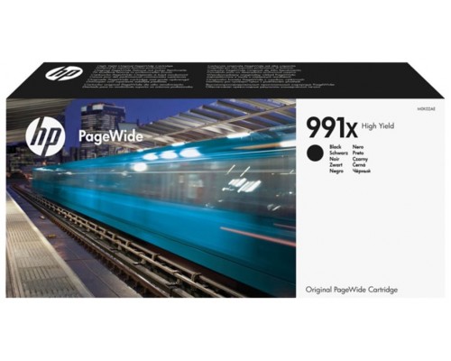 HP PageWide Pro 750/772/777 Cartucho 991X de alta capacidad negro