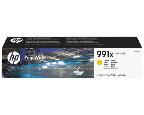 HP PageWide Pro 750/772/777 Cartucho 991X de alta capacidad amarillo