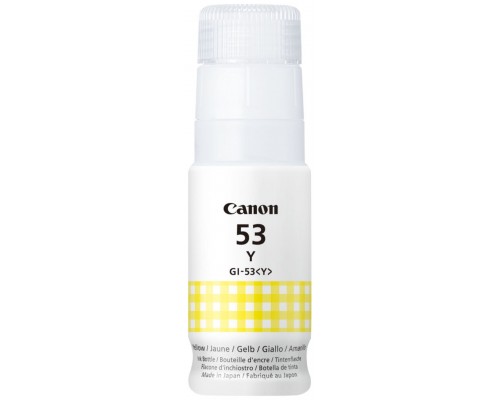 CARTUCHO BOTELLA TINTA AMARILLO GI-53 CANON (Espera 4 dias)