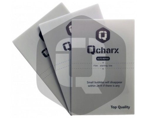 Qcharx HidroGel con propiedades Autoreparadoras. Proteccion muy alta contra golpes y arañazos. En caso de recibir un arañazo o impacto sobre el protec