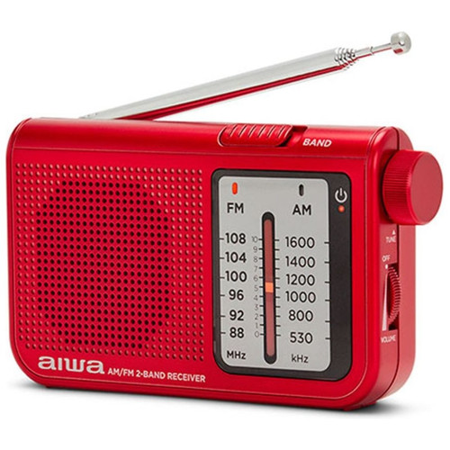 RADIO ANALOGICA CON ALTAVOZ AIWA RS-55 RED-SX6 RADIO ANALOGICA CON ALTAVOZ AIWA RS-55 RED