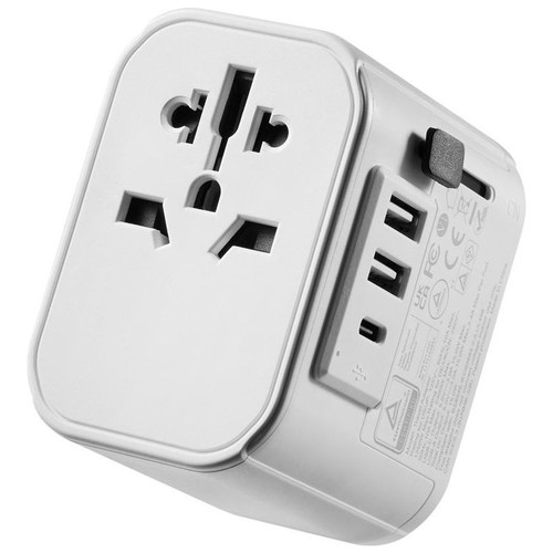 ADAPTADOR DE VIAJE EWENT 2 PUERTOS USB Y TIPO-C USA/UK/AUS/CHINA-SX5 ADAPTADOR DE VIAJE EWENT 2 PUERTOS USB Y TIPO-C USA/UK/AUS/CHINA