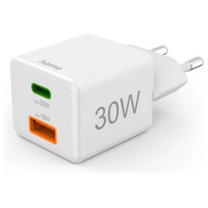 CARGADOR USB GaN HAMA 00201992 30W 1xUSB-C PD 1xUSB-A-SX4 CARGADOR USB GaN HAMA 00201992 30W 1xUSB-C PD 1xUSB-A