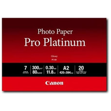 CANON Papel Photo Paper Pro Platinum PT-101 A2 20hojas-SX16 CANON Papel Photo Paper Pro Platinum PT-101 A2 20hojas