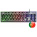 Mars Gaming MK220 Teclado Gaming H-Mech FRGB Antighosting Portugués (Espera 4 dias)