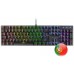 Mars Gaming MK422 Negro Teclado Gaming RGB Switch Mecánico Azul Idioma Portugués (Espera 4 dias)