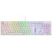 TECLADO MECANICO MARS GAMING MK422 WHITE SWITCH ROJO