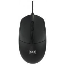 3Go MMAUS - Raton Maus - USB - Negro - 1000dpi