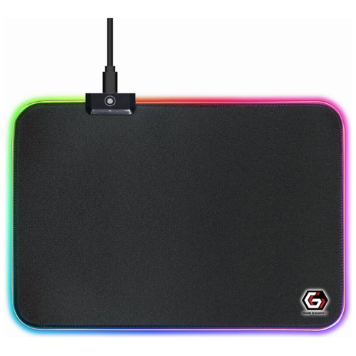 ALFOMBRILLA GAMING GEMBIRD LUZ LED NEGRO M 350X250X4 RGB-SX3 ALFOMBRILLA GAMING GEMBIRD LUZ LED NEGRO M 350X250X4 RGB