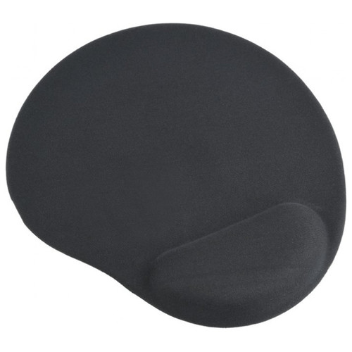 GEMBIRD Alfombrilla de gel con reposamuñecas Negra-SX3 GEMBIRD Alfombrilla de gel con reposamuñecas Negra