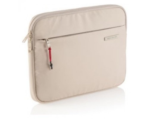 FUNDA PARA PORT&Aacute;TILES DE 13/14 PULGADAS BEIGE BAG TO WORK MIQUELRIUS MR19566 (Espera 4 dias)