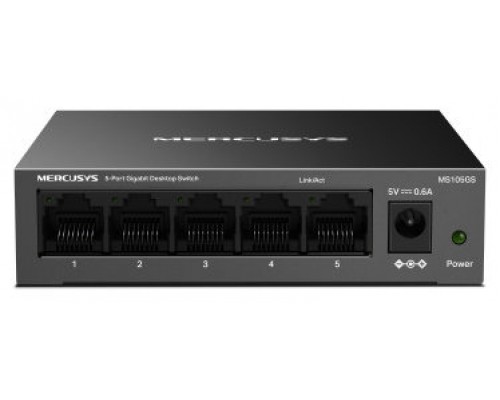 SWITCH NO GESTIONABLE MERCUSYS MS105GS 5P 10/100/1000