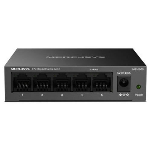SWITCH NO GESTIONABLE MERCUSYS MS105GS 5P 5x1GB-SX2 SWITCH NO GESTIONABLE MERCUSYS MS105GS 5P 5x1GB