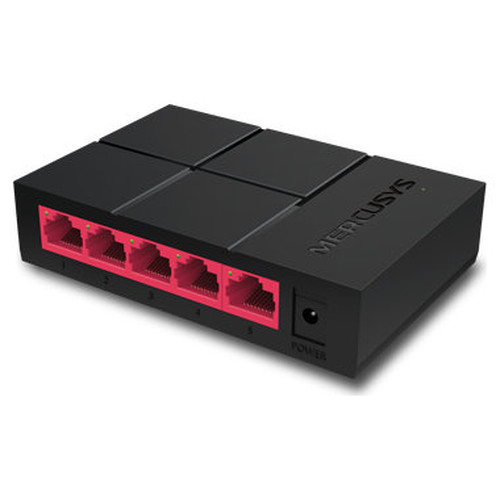 SWITCH NO GESTIONABLE MERCUSYS MS105G 5P 5x1GB ROJO-SX2 SWITCH NO GESTIONABLE MERCUSYS MS105G 5P 5x1GB ROJO