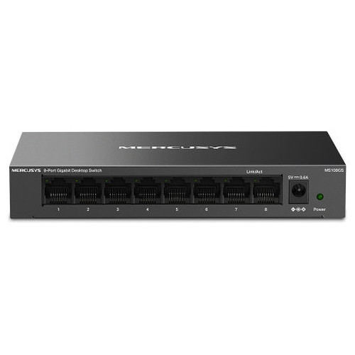 SWITCH NO GESTIONABLE MERCUSYS MS108GS 8P 8x1GB-SX4 SWITCH NO GESTIONABLE MERCUSYS MS108GS 8P 8x1GB