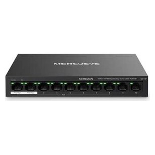 SWITCH NO GESTIONABLE MERCUSYS MS110P 10P 2x10/100