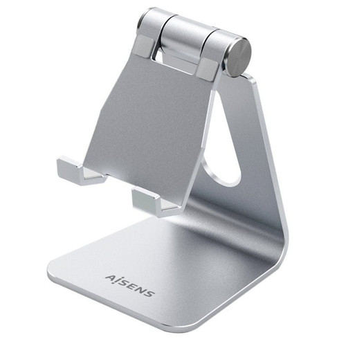 AISENS - SOPORTE DE SOBREMESA TAMANO M AJUSTABLE (1 PIVOTE) PARA MOVIL / TABLET, PLATA-SX3 AISENS - SOPORTE DE SOBREMESA TAMANO M AJUSTABLE (1 PIVOTE) PARA MOVIL / TABLET, PLATA