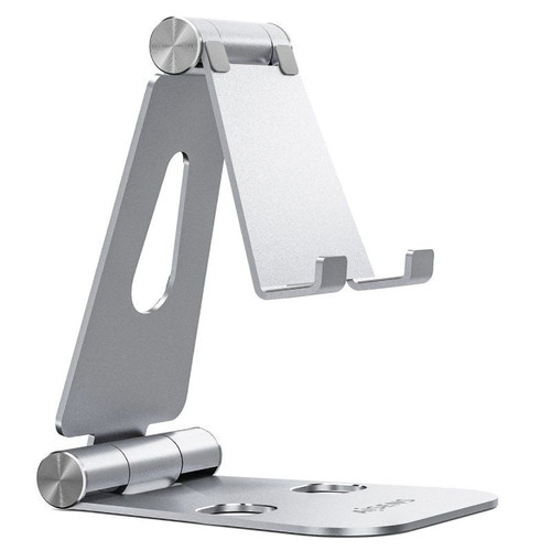 AISENS - SOPORTE DE SOBREMESA TAMAÑO XL AJUSTABLE (2 PIVOTES) PARA MOVIL / TABLET, PLATA-SX3 AISENS - SOPORTE DE SOBREMESA TAMAÑO XL AJUSTABLE (2 PIVOTES) PARA MOVIL / TABLET, PLATA