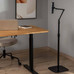 AISENS - SOPORTE DE SUELO UNIVERSAL AJUSTABLE (3 PIVOTES) PARA TABLET, NEGRO