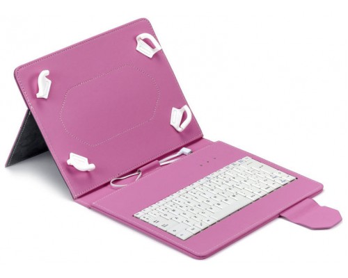 FUNDA TABLET Urban Keyboard USB  9.7"-10.2" Pink (Espera 4 dias)