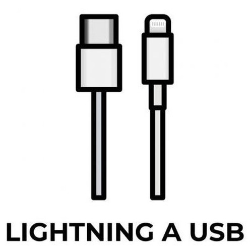 APPLE CABLE USB-A A LIGHTNING 1M (Espera 4 dias)