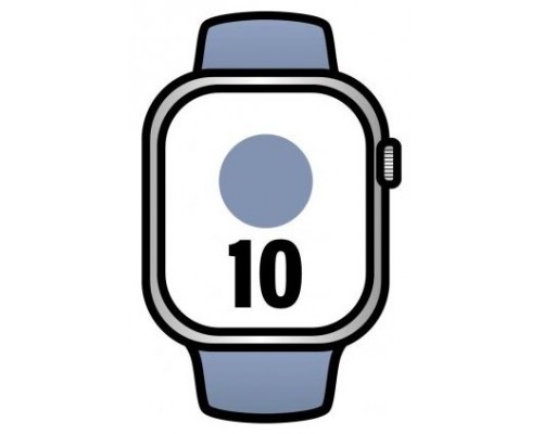 APPLE WATCH SERIES 10 CAJA ALUMINIO GPS+CELL 42mm CORREA DEPORTIVA DENIM S/M (Espera 4 dias)
