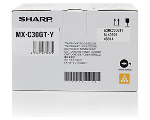 SHARP  Toner MXC300W MXC250F amarillo  6000 PAGINAS