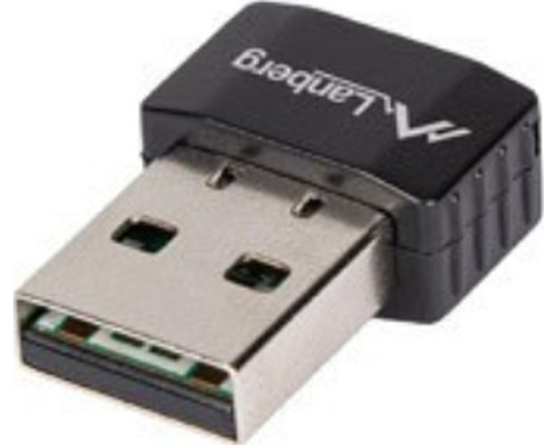 ADAPTADOR &Acirc; RED LANBERG USB 2.0 WIFI 6 AX300 2.4GHZ 300MB/S NANO