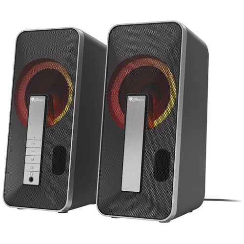 GENESIS Helium 100 BT RGB conjunto de altavoces 10 W PC/ordenador portátil Negro, Plata 2.0 canales Bluetooth (Espera 4 dias)-SX12 GENESIS Helium 100 BT RGB conjunto de altavoces 10 W PC/ordenador portátil Negro, Plata 2.0 canales Bluetooth (Espera 4 dias)