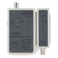 Gembird Probador de cables RJ-45 y RG-58-SX2 Gembird Probador de cables RJ-45 y RG-58