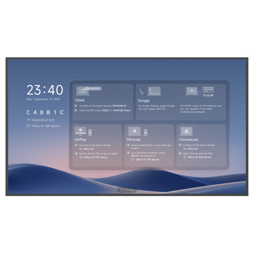 DISPLAY MAXHUB ND86CMB 86" SERIE CMB EXPO INTERIOR