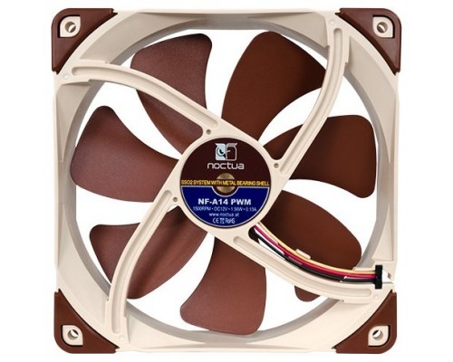 VENTILADOR 14CM NOCTUA NF-A14 300/1.500RPM PWM MARRON (Espera 4 dias)