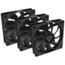 VENTILADOR CAJA GENESIS OXAL 120 NEGRO ALTO RENDIMIENTO 120 MM PACK 3 UDS