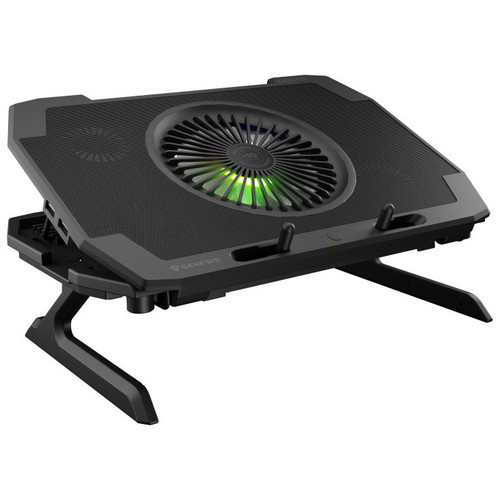 BASE REFRIGERADORA GENESIS OXID 850 RGB PARA PORTATIL 15.6"-17.3" USB-SX7 BASE REFRIGERADORA GENESIS OXID 850 RGB PARA PORTATIL 15.6"-17.3" USB