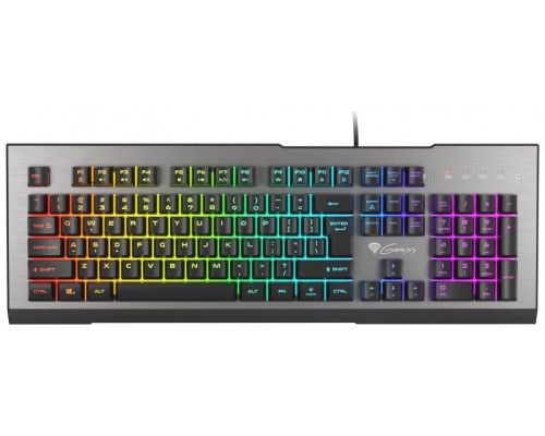 TECLADO GAMING GENESIS RHOD 500 RGB RETROILUMINADO ALUMINIO