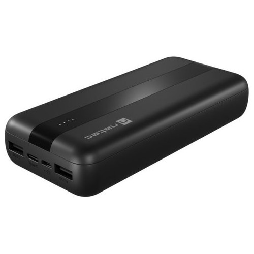 POWER BANK NATEC TREVI 20.000 mAh 2xUSB 2.1A 1xUSB-C NEGRO-SX6 POWER BANK NATEC TREVI 20.000 mAh 2xUSB 2.1A 1xUSB-C NEGRO